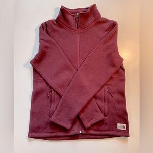 The North Face Women’s Maroon Full Zip Fleece (M)